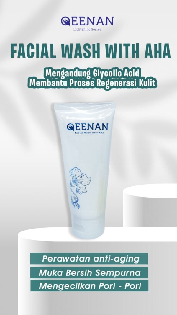 Facial Wash Wit AHA Qeenan - Gambar 2